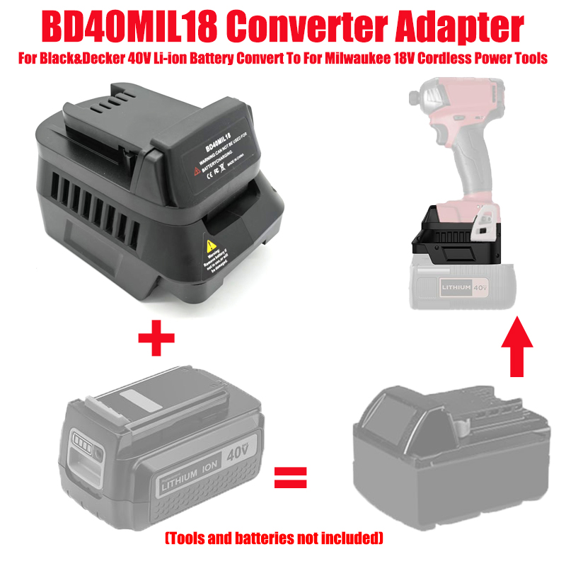 Black+Decker Tool Cordless - Voor Black & Decker 40V Batterijen
