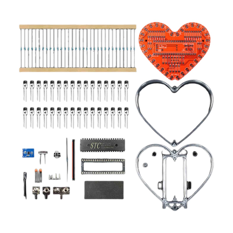 ● Soldeerpraktijkset, hartvorm - Diy Electronics Project Kit recensie en prijs